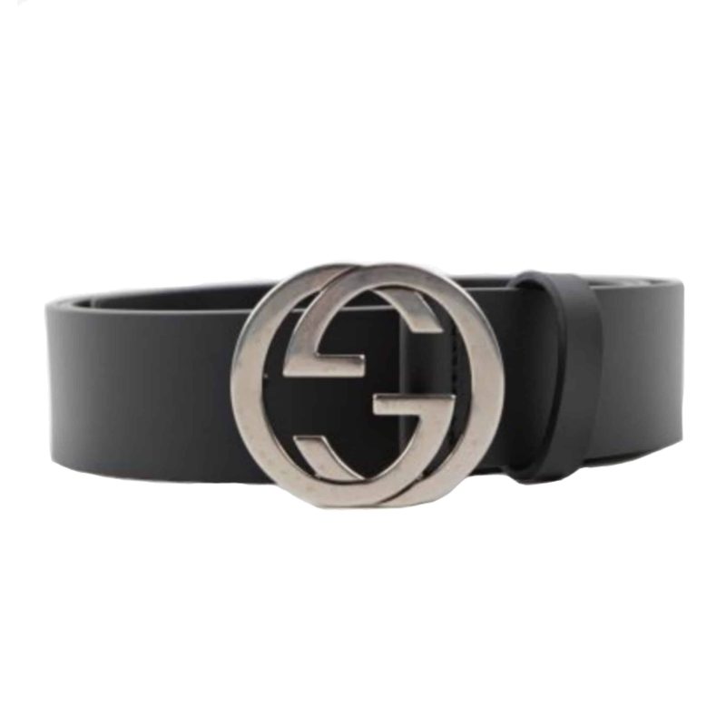 GUCCI INTERLOCKING-G LEATHER BELT ¨C B12