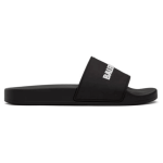 BALENCIAGA RUBBER LOGO POOL SLIDE SANDALS – BBS05
