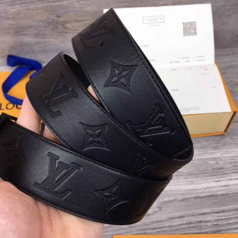 LOUIS VUITTON SHAPE BELT MONOGRAM SHADOW 40 MM BLACK ¨C B113 - Image 7