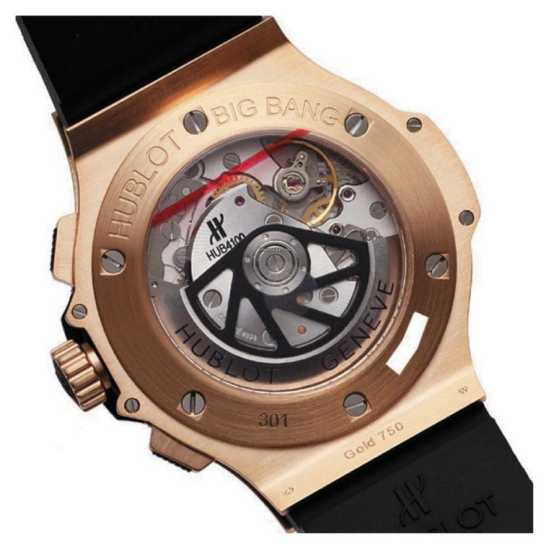 Hublot Big Bang, Gold Chronograph, 18k Rose Gold, 44 mm, Ref# 301.RX.1180.RX - Image 5