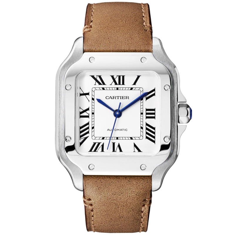 Santos de Cartier Medium Steel Bracelet/Strap Watch - Image 2