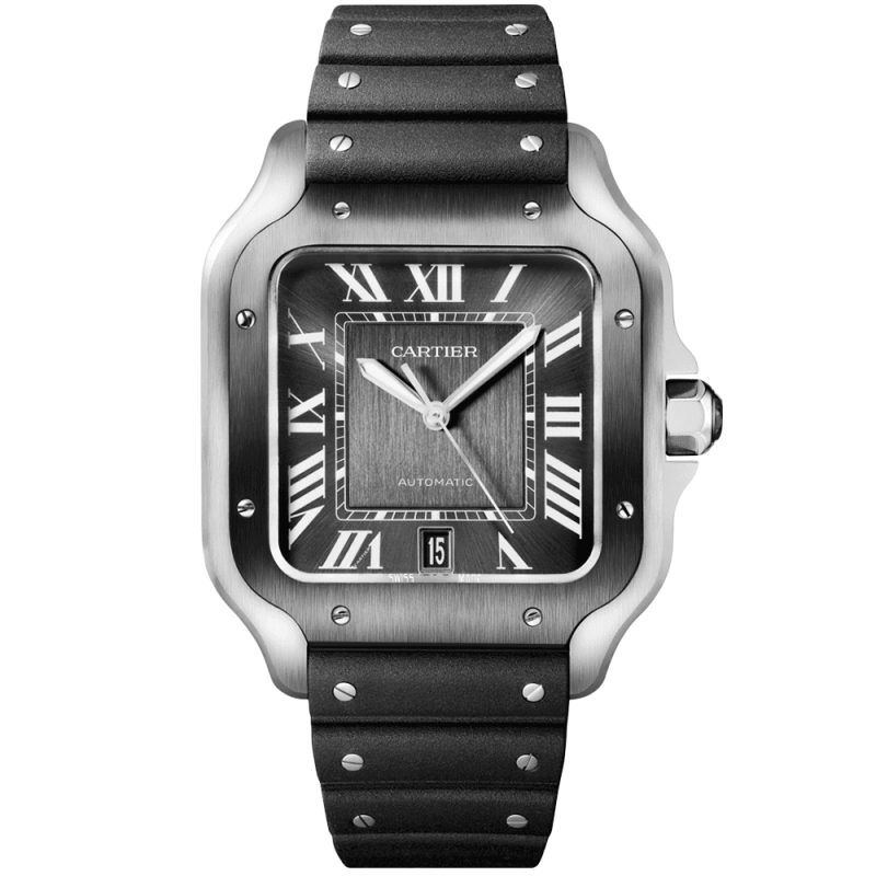Santos de Cartier Large Steel & ADLC Grey Dial Men¡¯s Automatic Watch - Image 2