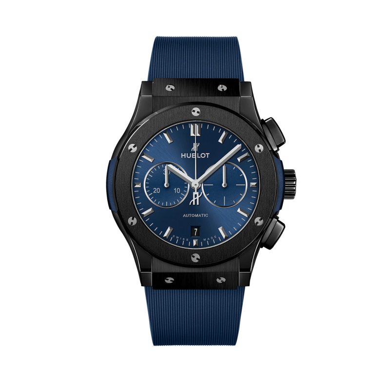 Hublot Classic Fusion Ceramic Blue Chronograph Ref# 541.CM.7170.RX - Image 2