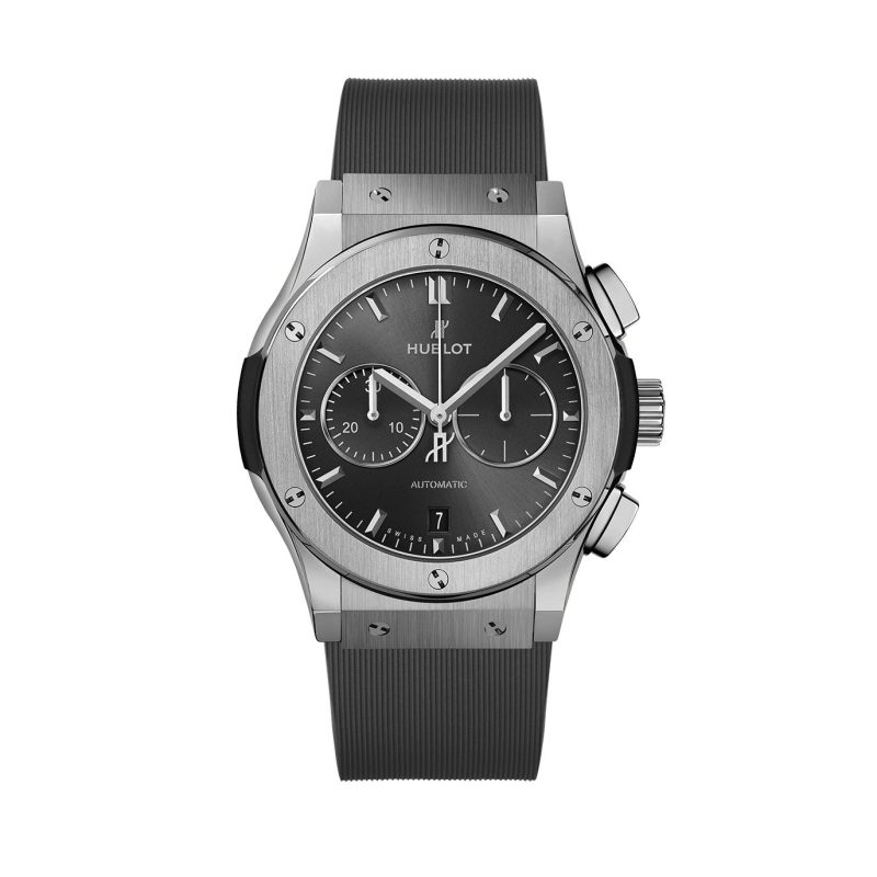 Hublot Classic Fusion Racing Grey Chronograph Titanium Ref# 541.NX.7070.RX - Image 2