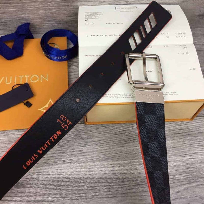 LOUIS VUITTON DA.MIER PRINT 40MM RE.VERSIBLE BELT ¨C B136 - Image 4