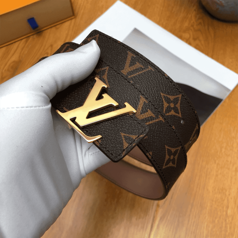 LOUIS VUITTON BELT LV INITIALES REVERSIBLE MONOGRAM ROSE POUDRE ¨C B33 - Image 2