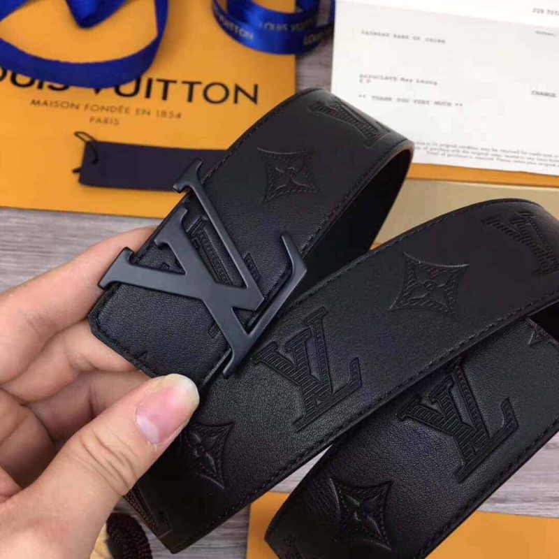 LOUIS VUITTON SHAPE BELT MONOGRAM SHADOW 40 MM BLACK ¨C B113 - Image 6