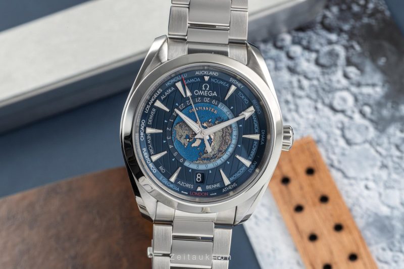 Omega Aqua Terra 150m Co-axial Master Chronometer GMT WorldTimer 43mm - Image 4