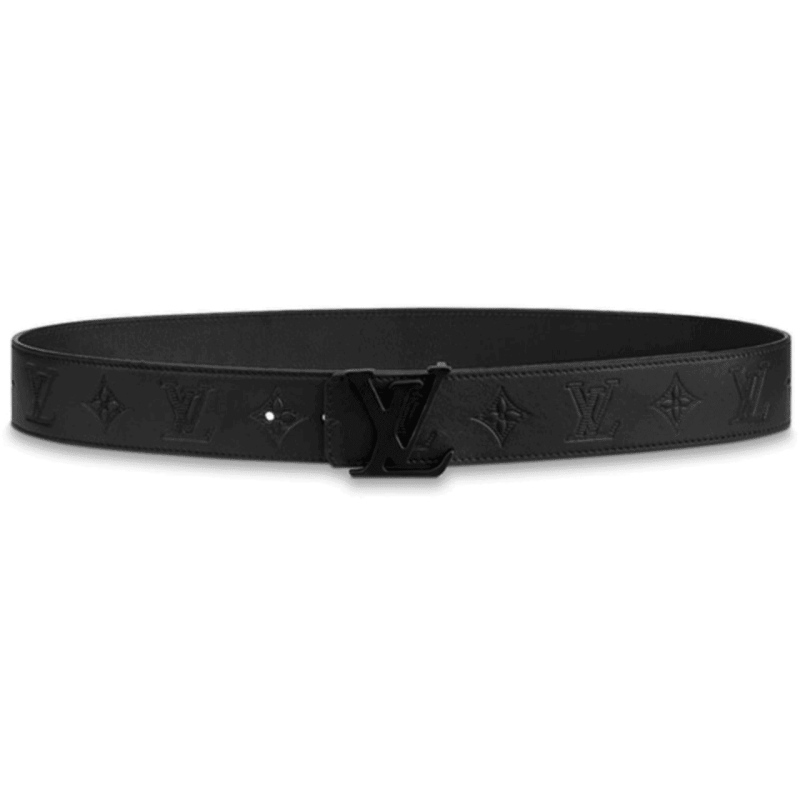 LOUIS VUITTON SHAPE BELT MONOGRAM SHADOW 40 MM BLACK ¨C B113