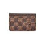 M61733 Louis Vuitton Card Holder Damier Ebene In Toile Canvas – WWE050