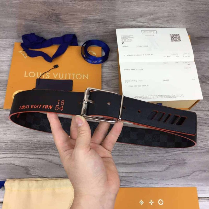 LOUIS VUITTON DA.MIER PRINT 40MM RE.VERSIBLE BELT ¨C B136 - Image 2