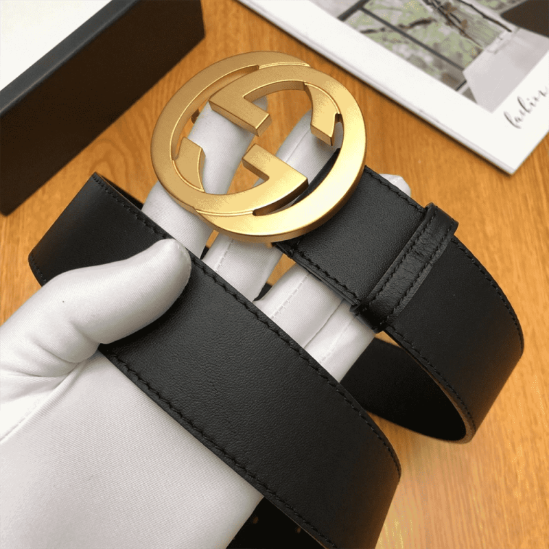 GUCCI INTERLOCKING-G LEATHER BELT ¨C B5 - Image 7