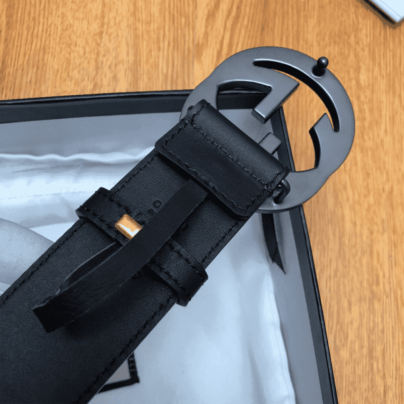 GUCCI INTERLOCKING-G LEATHER BELT ¨C B12 - Image 6