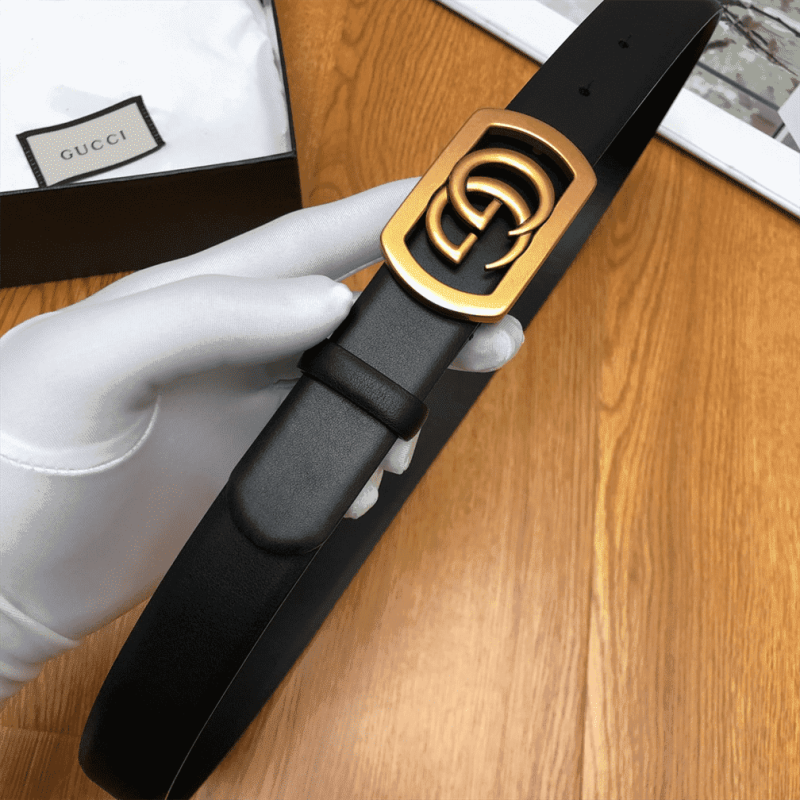 GUCCI BELT WITH FRAMED DOUBLE G BUCKLE ¨C B8 - Image 5