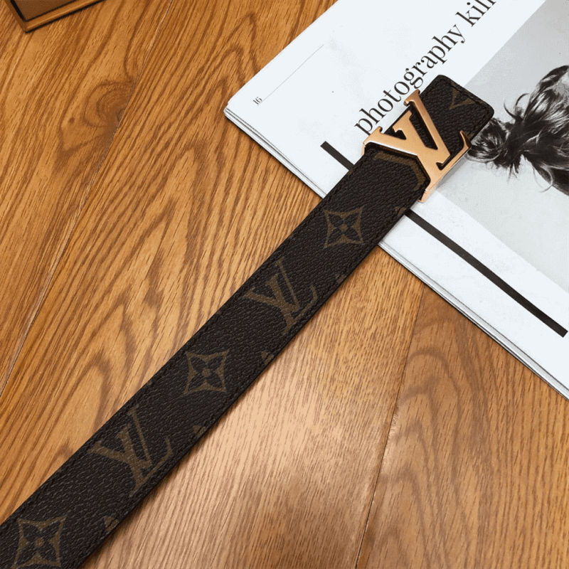 LOUIS VUITTON BELT LV INITIALES REVERSIBLE MONOGRAM ROSE POUDRE ¨C B33 - Image 6