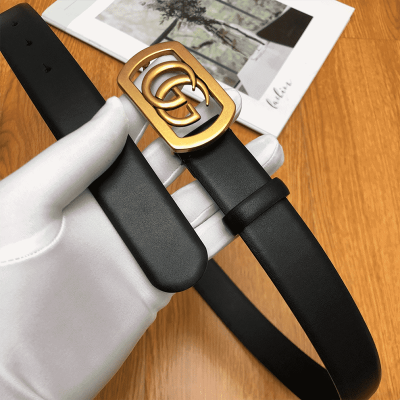 GUCCI BELT WITH FRAMED DOUBLE G BUCKLE ¨C B8 - Image 4