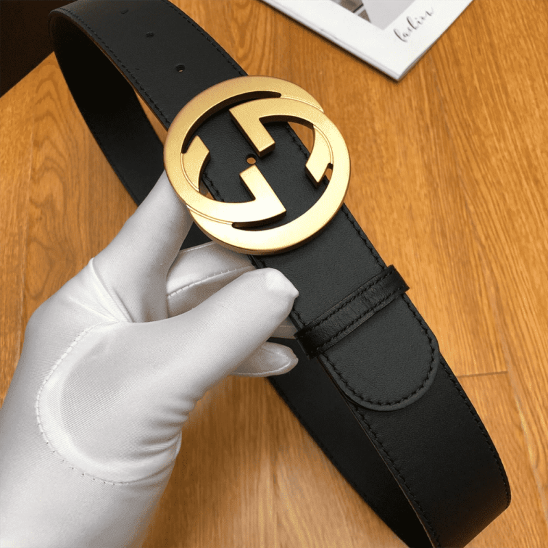 GUCCI INTERLOCKING-G LEATHER BELT ¨C B5 - Image 5