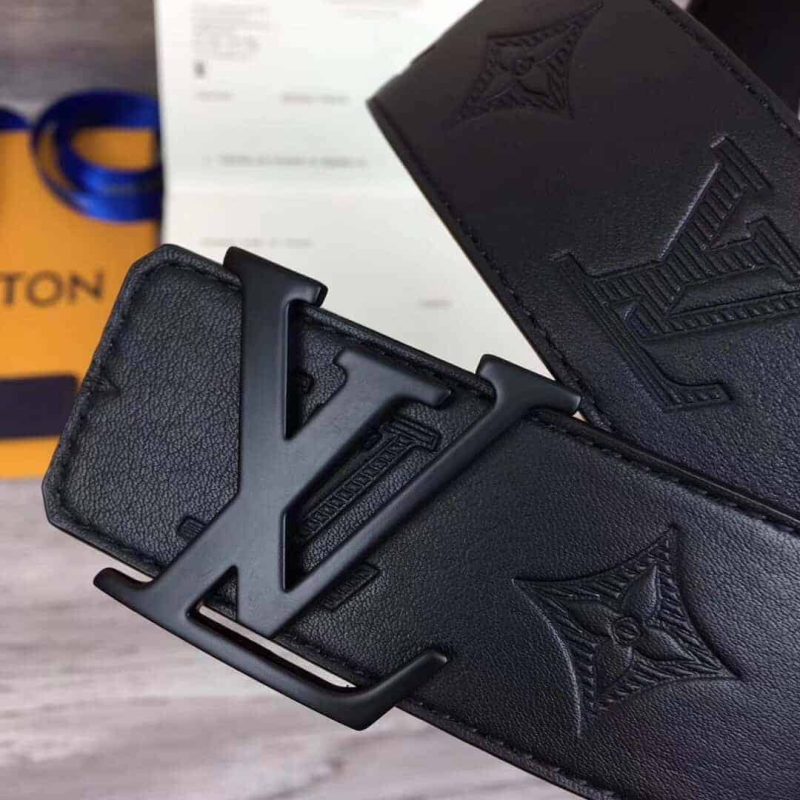 LOUIS VUITTON SHAPE BELT MONOGRAM SHADOW 40 MM BLACK ¨C B113 - Image 3
