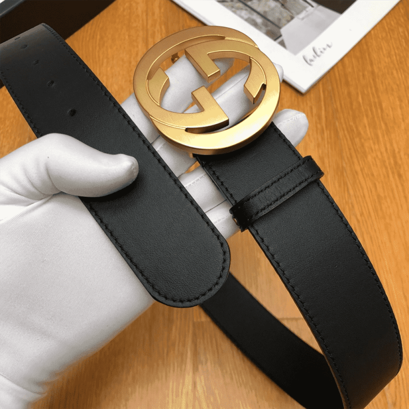 GUCCI INTERLOCKING-G LEATHER BELT ¨C B5 - Image 4