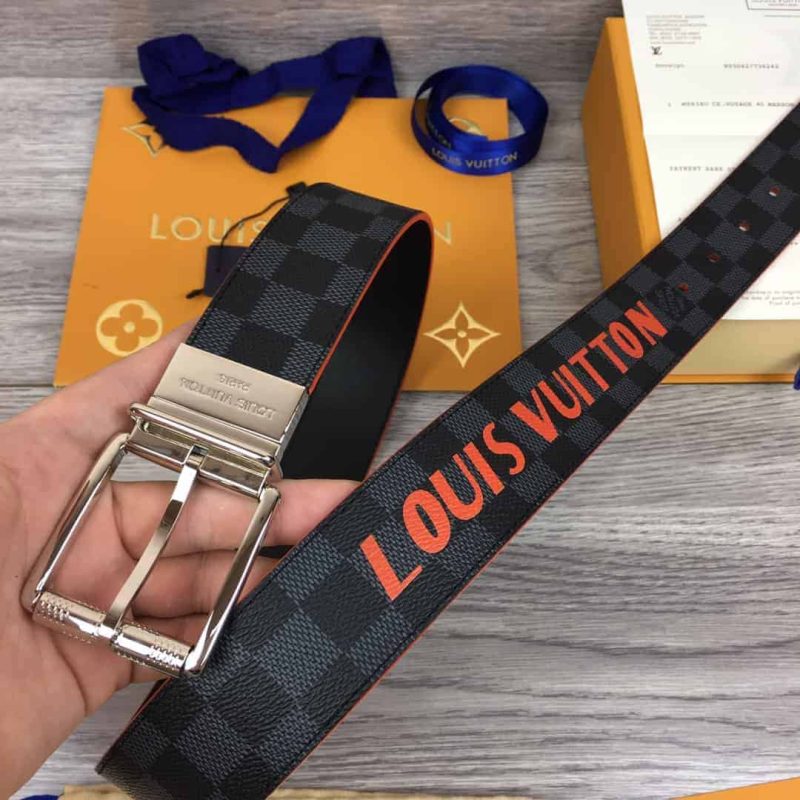 LOUIS VUITTON DA.MIER PRINT 40MM RE.VERSIBLE BELT ¨C B136 - Image 6