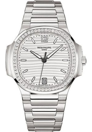 Patek Philippe Nautilus Ladies Automatic ¨C 35.2 mm ¨C Steel ¨C Silvery Opaline Dial ¨C 7118/1200A-010