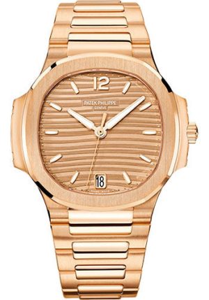 Patek Philippe Nautilus Ladies Automatic ¨C 35.2 mm ¨C Rose Gold ¨C Golden Brown Opaline Dial ¨C 7118/1R-010