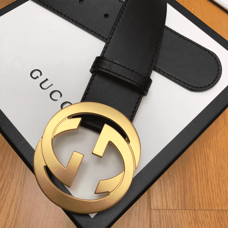GUCCI INTERLOCKING-G LEATHER BELT ¨C B5 - Image 3