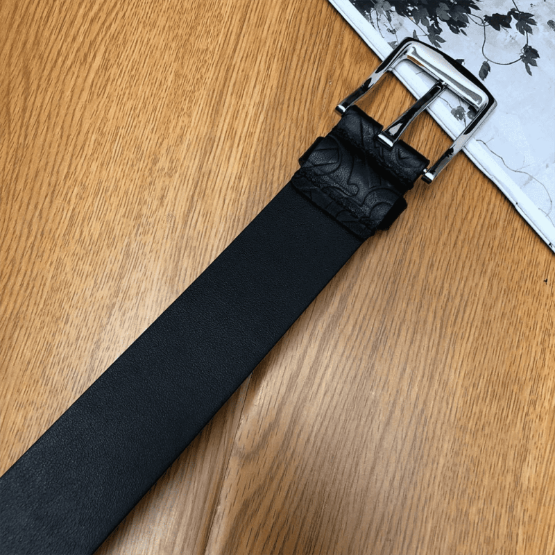 BURBERRY MONOGRAM LEATHER BELT - B22 - Image 3