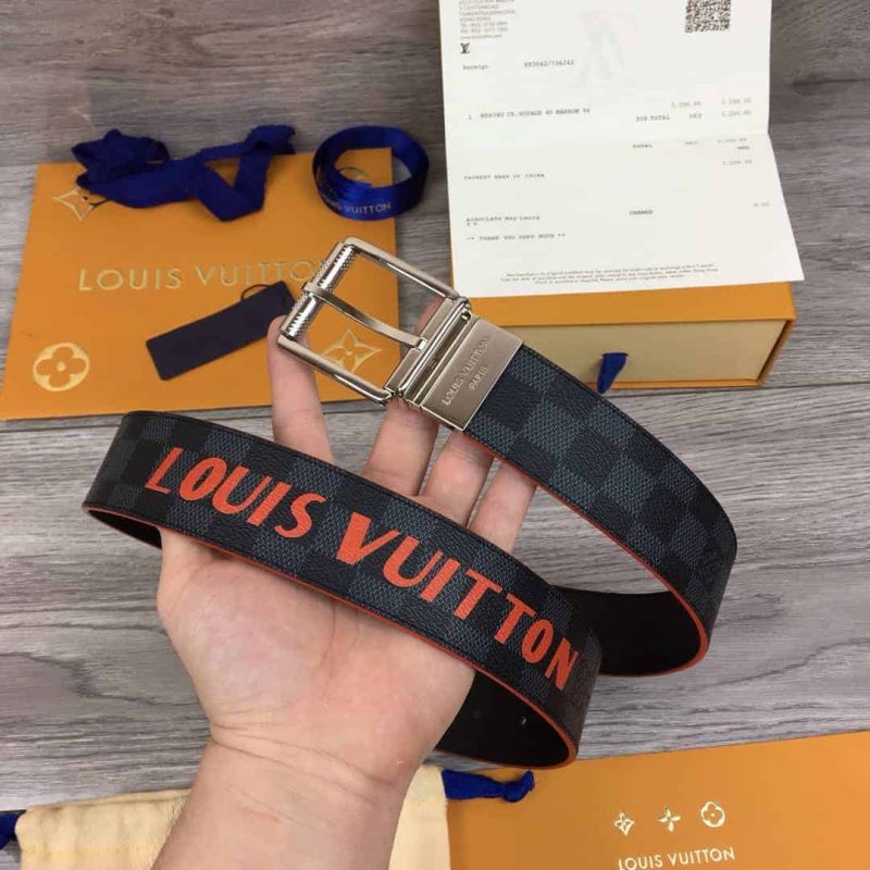 LOUIS VUITTON DA.MIER PRINT 40MM RE.VERSIBLE BELT ¨C B136 - Image 7