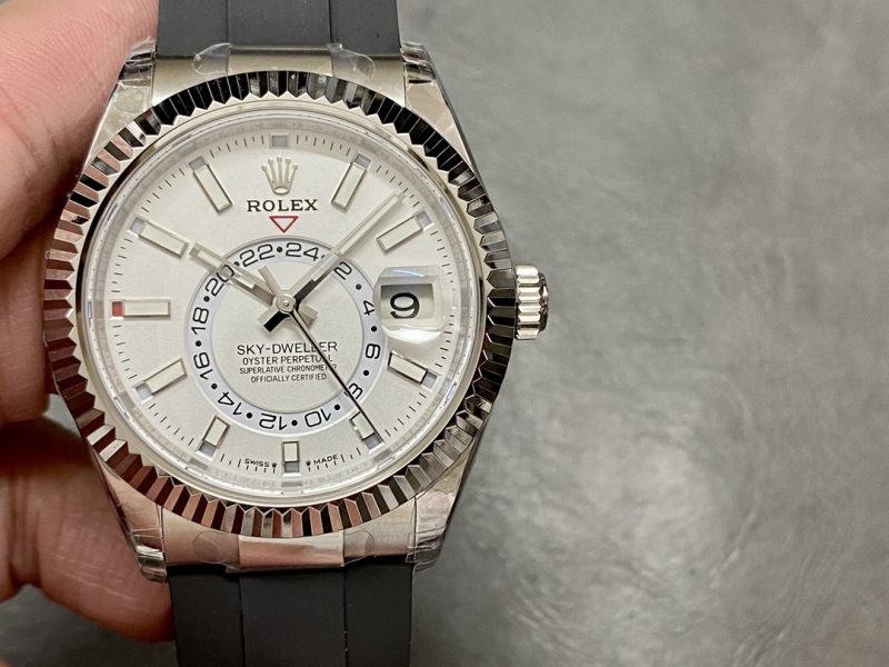 Rolex Sky Dweller 42 White Dial Oysterflex M336239 0003 - Image 3