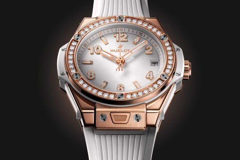 Hublot Big Bang ONE CLICK KING GOLD WHITE DIAMONDS Ref# 465.OE.2080.RW.1204 - Image 3