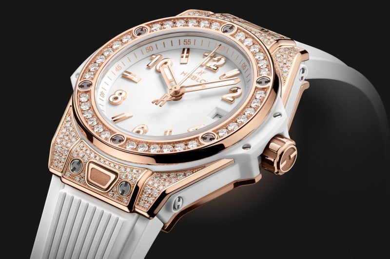 Hublot Big Bang ONE CLICK KING GOLD WHITE PAV¨¦ Ref# 485.OE.2080.RW.1604 - Image 4