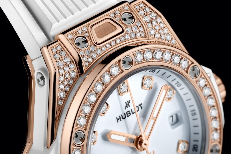 Hublot Big Bang ONE CLICK KING GOLD WHITE PAV¨¦ Ref# 485.OE.2210.RW.1604 - Image 4