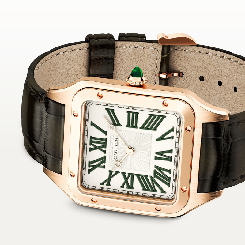 Santos-Dumont Extra Large 18ct Rose Gold Limited Edition Watch - Image 2
