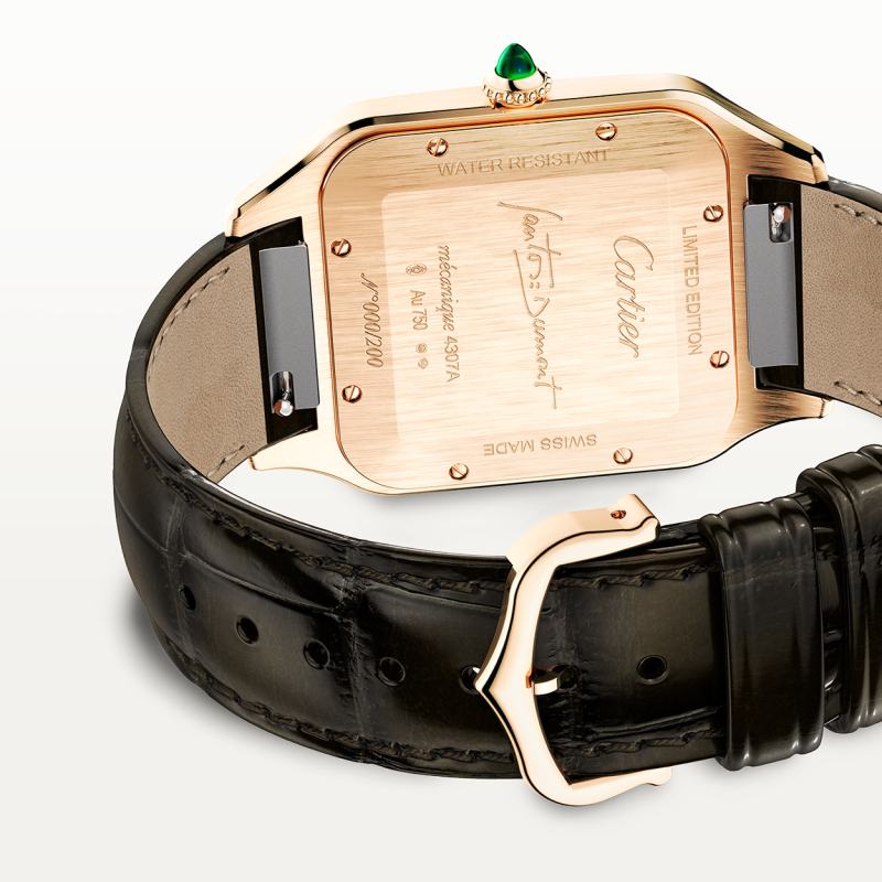 Santos-Dumont Extra Large 18ct Rose Gold Limited Edition Watch - Image 3