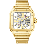 Santos de Cartier Large 18ct Yellow Gold Men¡¯s Skeleton Dial Watch