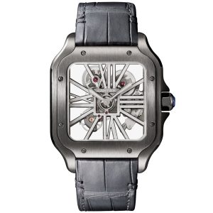 Santos de Cartier Large Skeleton Black ADLC Men¡¯s Watch