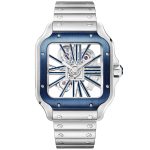Santos de Cartier Large Skeleton/Blue Dial Men¡¯s Watch