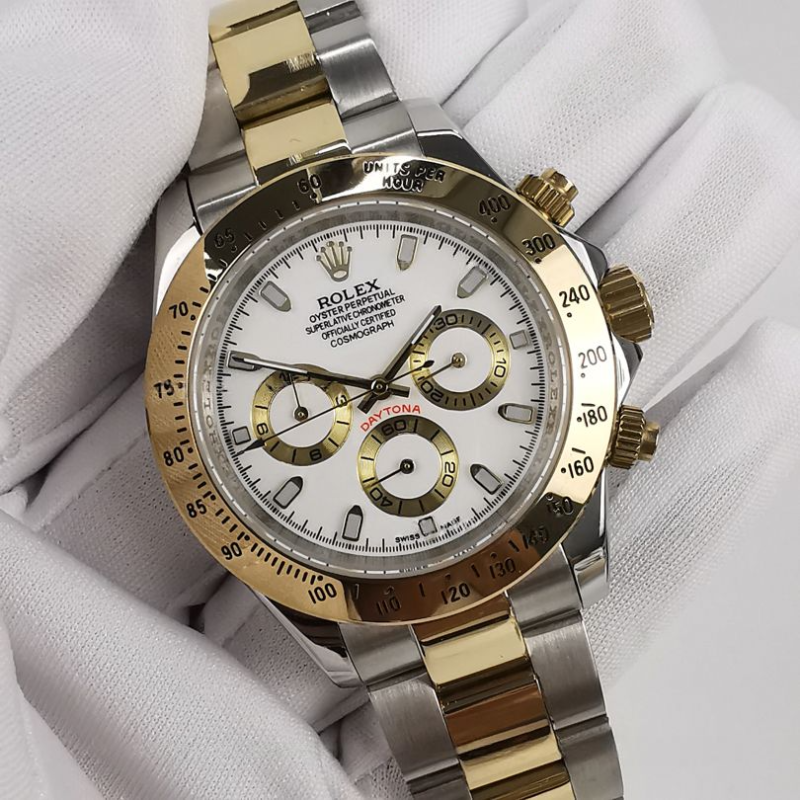 Rolex Two-Tone 40mm White Dial Dress Watch 116503 - Image 2