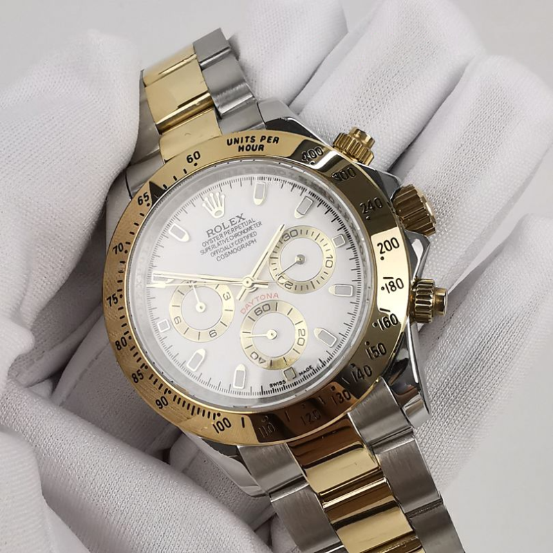Rolex Two-Tone 40mm White Dial Dress Watch 116503 - Image 3