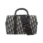 DIOR LINGOT 26 BAG BEGIN AND BLACK DIOR OBLIQUE JACQUARD – DR015