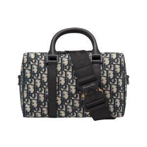 DIOR LINGOT 26 BAG BEGIN AND BLACK DIOR OBLIQUE JACQUARD – DR015