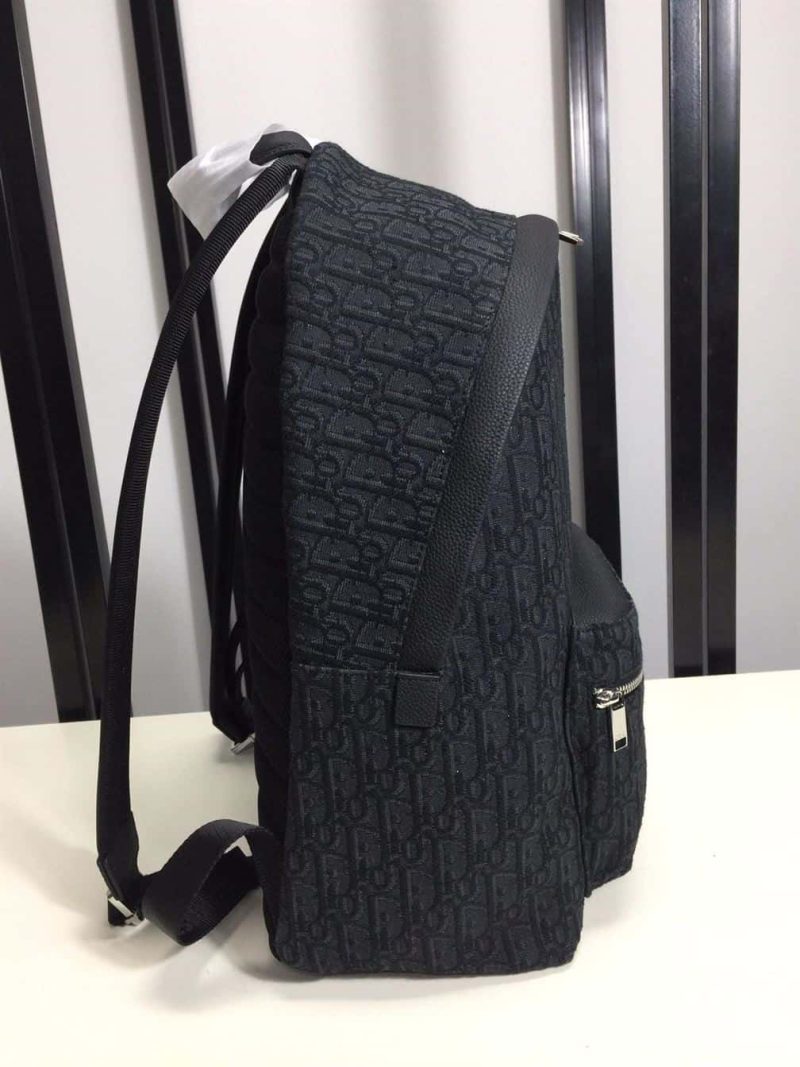 DIOR RIDER BACKPACK BLACK DIOR OBLIQUE JACQUARD – DR004 - Image 5