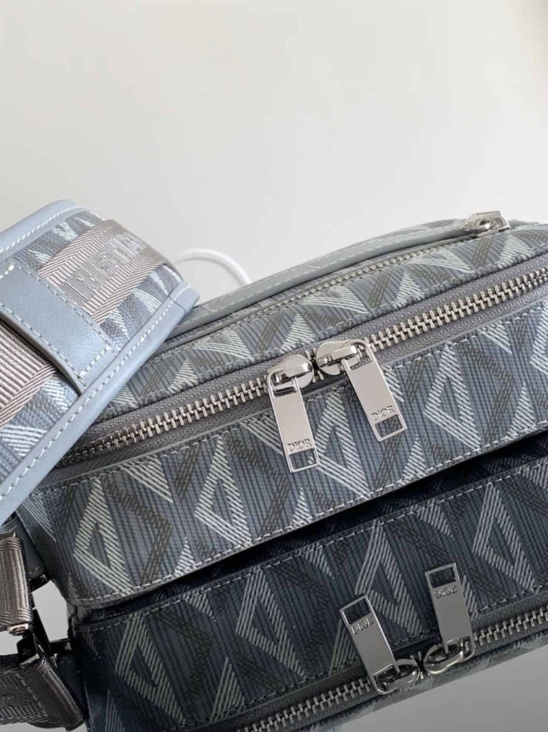 DIOR SAFARI BAG WITH STRAP CD DIAMOND CANVAS  – DR019 - Image 8