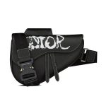 DIOR X PETER DOIG SADDLE BAG BLACK – DR030
