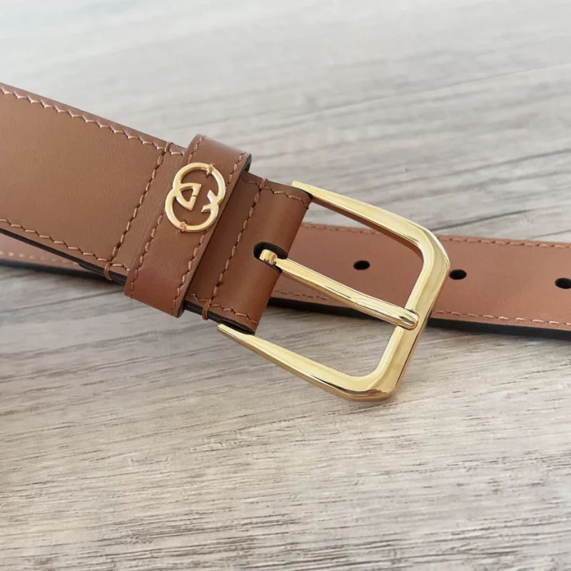 GG BELT WITH INTERLOCKING G DETAIL - B0190 - Image 2