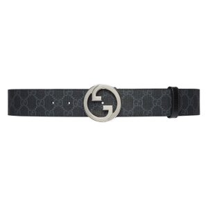 GUCCI BLONDIE BELT IN BLACK SUPREME-B0149
