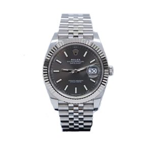 Rolex Datejust 41mm Black Slate Dial Oyster Men¡¯s Watch 126334