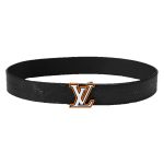 LOUIS VUITTON IMPRINT 40MM REVERSIBLE BELT BLACK-B0118