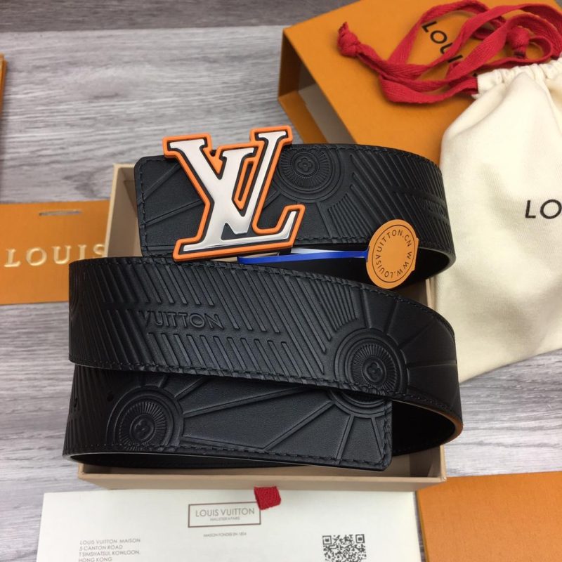 LOUIS VUITTON IMPRINT 40MM REVERSIBLE BELT BLACK ¨C B0118 - Image 2
